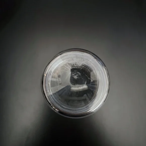 MCM 1953 Bartlett Collins 2 Frosted Blue Glass Vases Gold Bands Hand Crafted USA - Picture 10 of 10